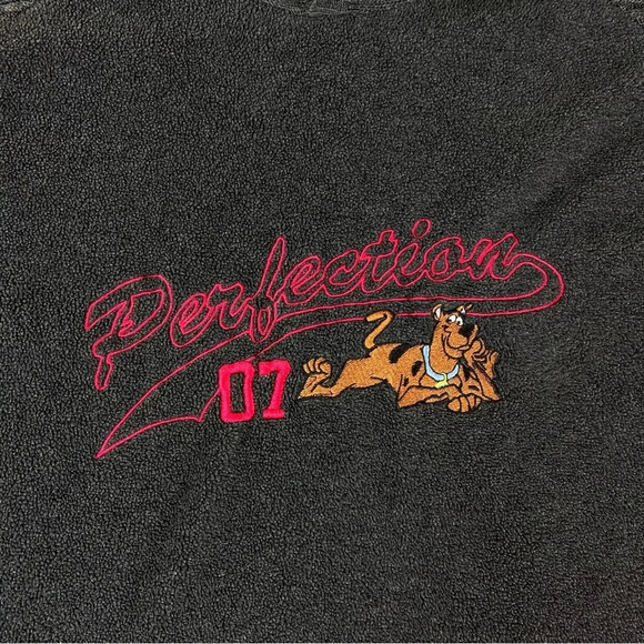 Scooby-Doo Cartoon Network 2007 Hooded Sweatshirt/Sweater Women's XL* Grey Y2k - Picture 7 of 16